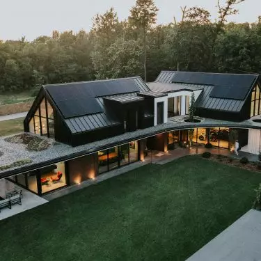 The house is 380 square meters 