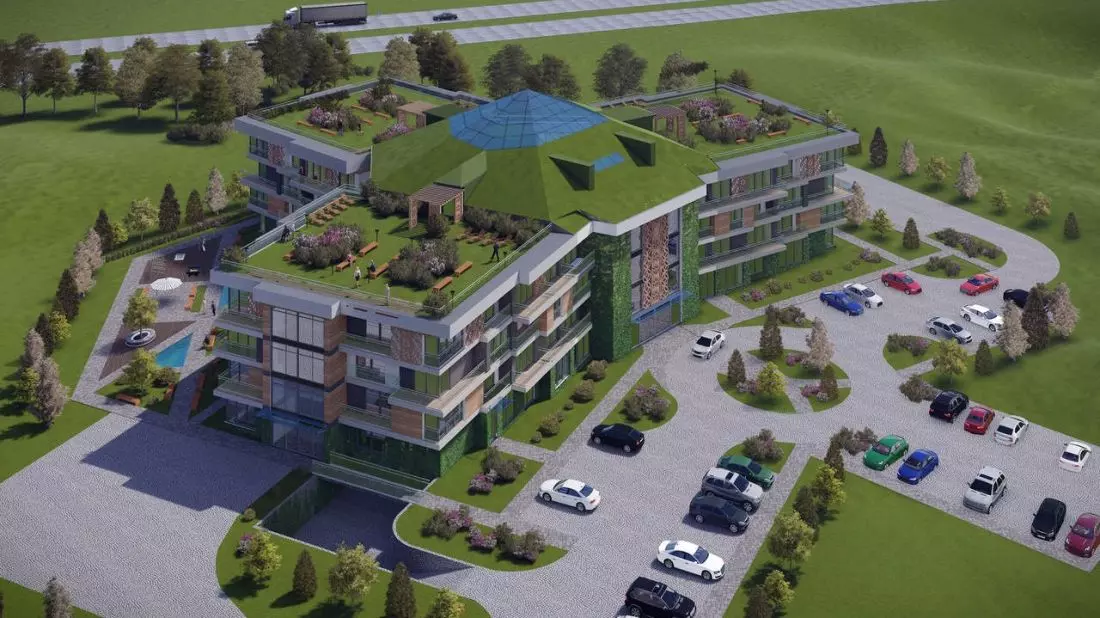 Projekt Domu Seniora
w Nowym Targu © Katarzyna Stopka