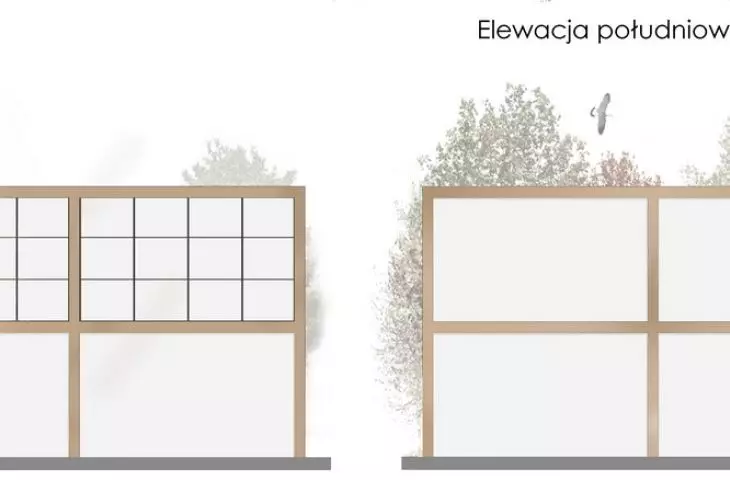elewacje szkicowe południowe