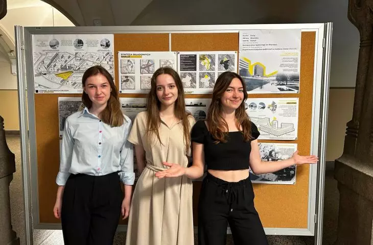 od lewej: Aurelia Durlej, Adriana Mrozinska, Izabella Stanula