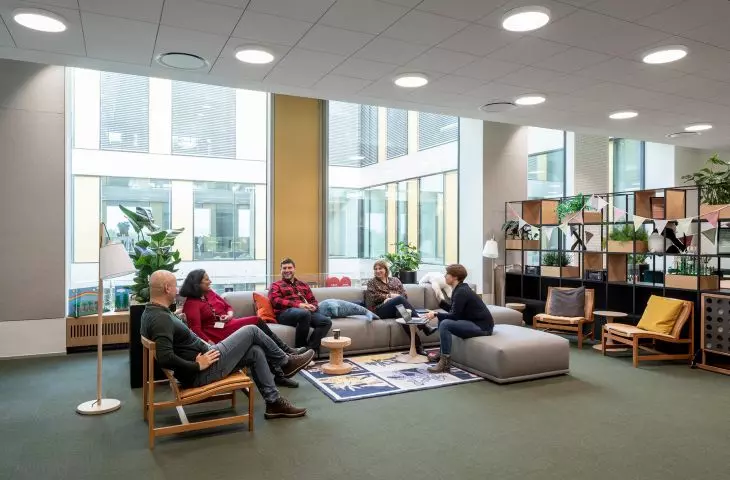 Architektura wnętrz kampusu ma wspierać kreatywny flow wśród pracowników Lego