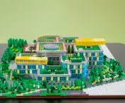 Makieta została zrobiona z klocków LEGO