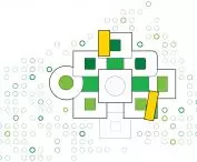 Diagram głównej architektonicznej zasady kampusu
