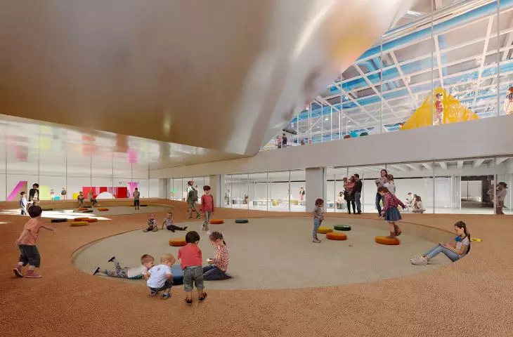 Architekci wydzieli nową przestrzeń dla użytkowników w każdym wieku. Centrum Nowej Generacji (Pôle Nouvelle génération) ma być inkluzywnym, stymulującym miejscem do zabawy i ćwiczenia kreatywności