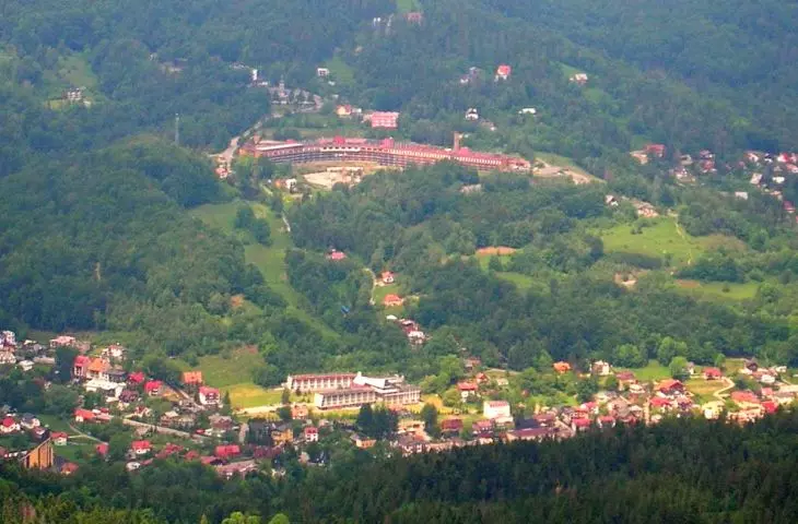 Panorama Szczyrku ze Skrzycznego