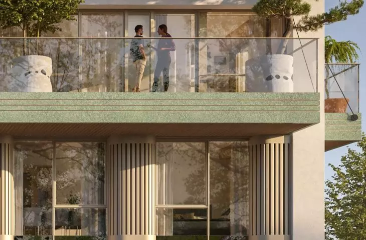Visualization of part of the facade