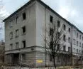 a complex of student houses on Dożynkowa Street in Poznań