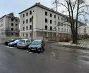 a complex of student houses on Dożynkowa Street in Poznań 