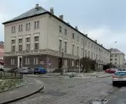 a complex of student houses on Dożynkowa Street in Poznań 
