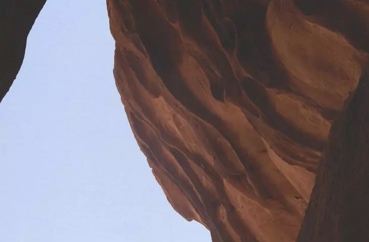 Rocks in the desert near al-Uli in Medina province