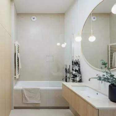 The apartment has been decorated in the japanese style