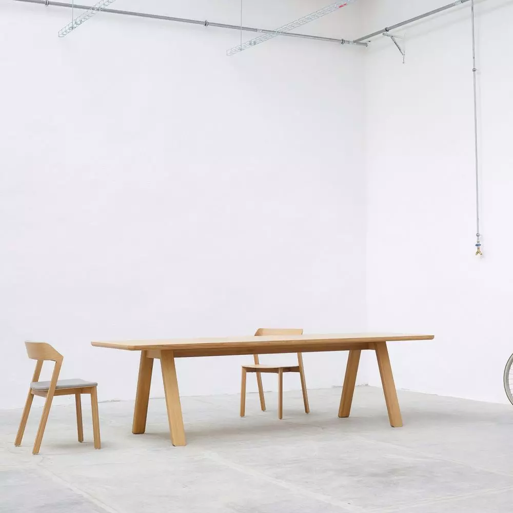 Stelvio table, Merano chair 