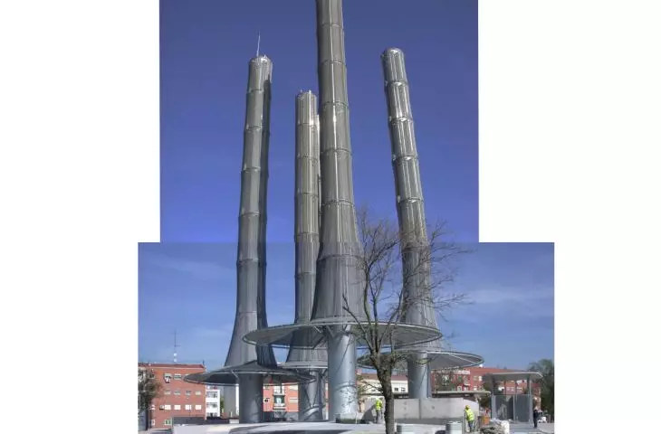 Ecochimeneas in Vallecas, Madrid, proj.: Soriano y Asociados