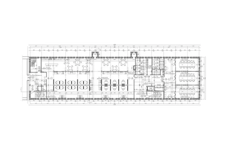 projection of the third floor