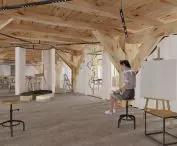 II piętro, pracownia malarsko-rysunkowa