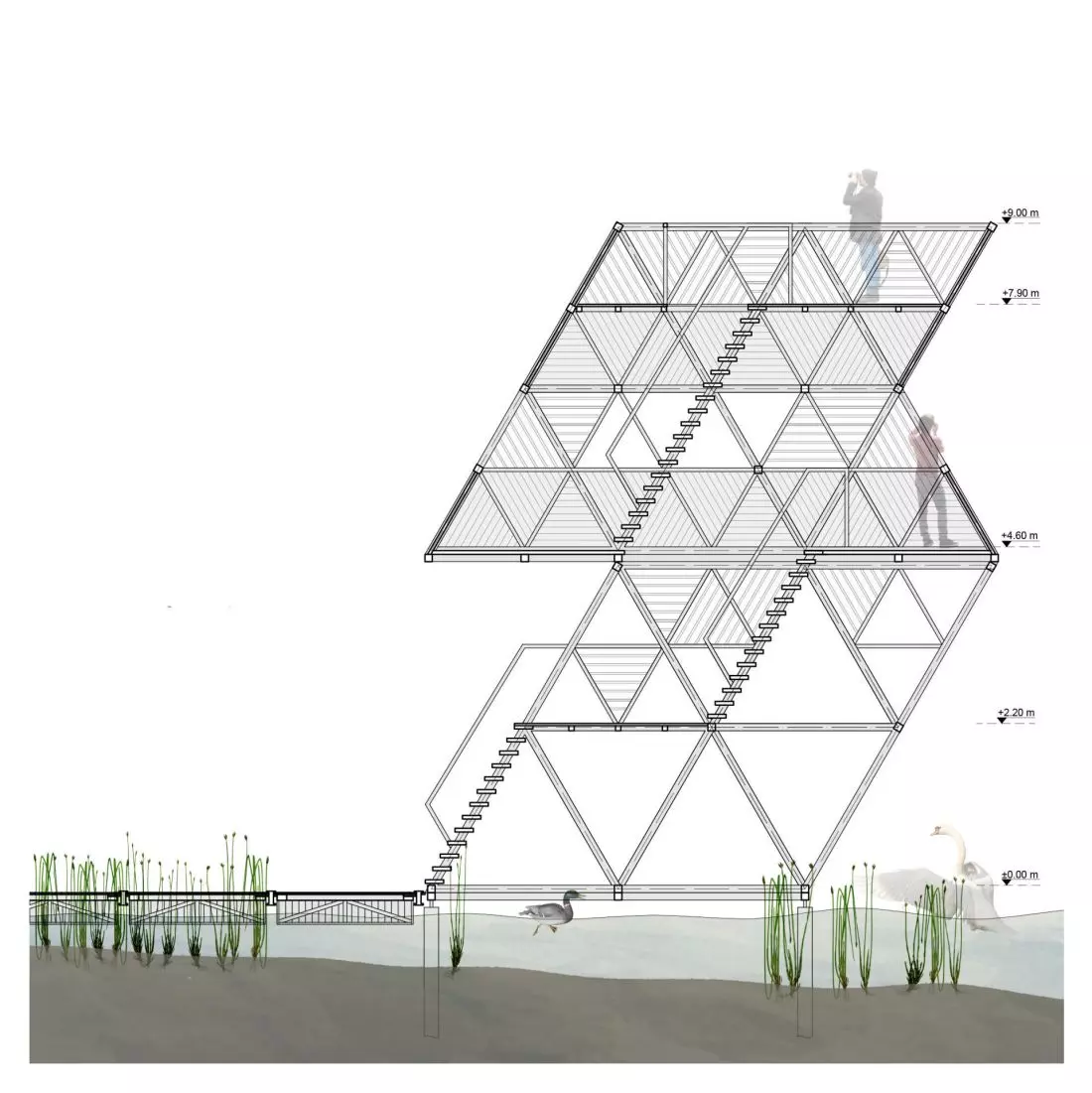 Projekt VAV Tower © Karolina Toporkiewicz, Weronika Kogut