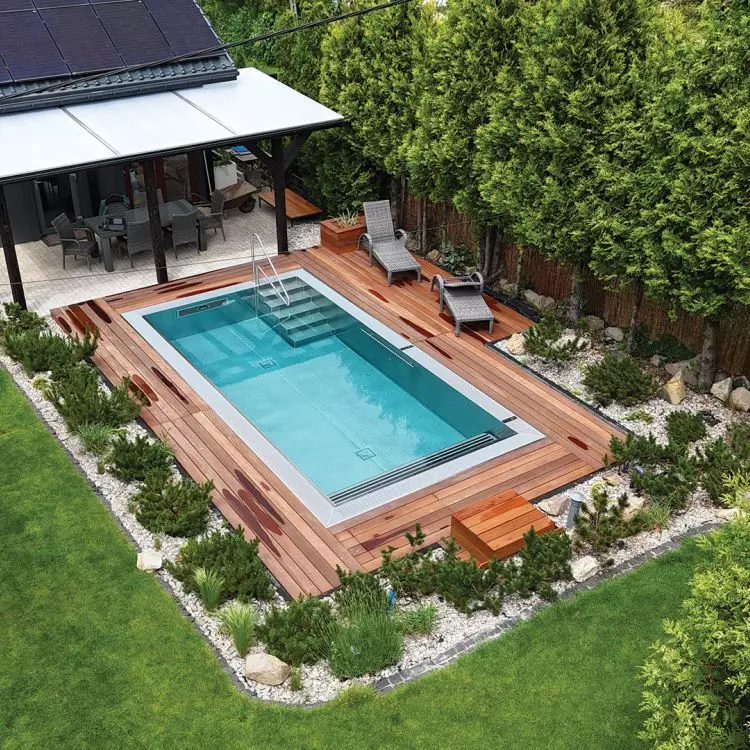 Stainless steel pools