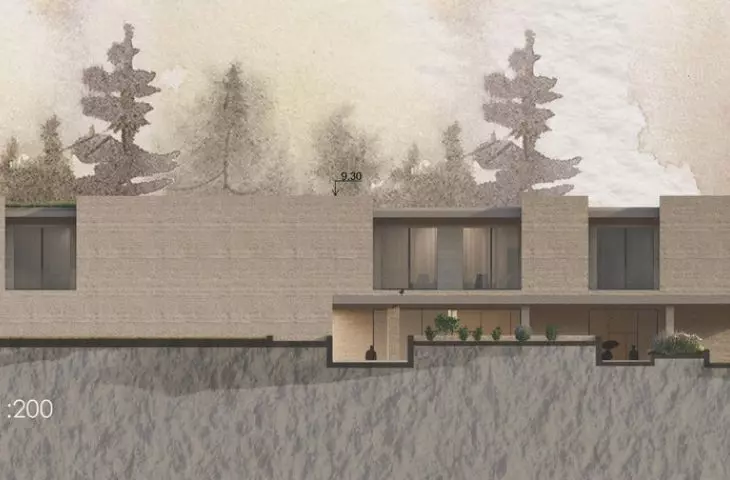 south elevation
