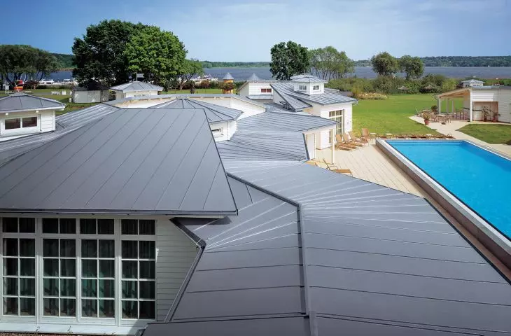 RHEINZINK double standing seam roof