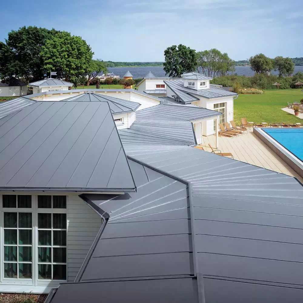 RHEINZINK double standing seam roof