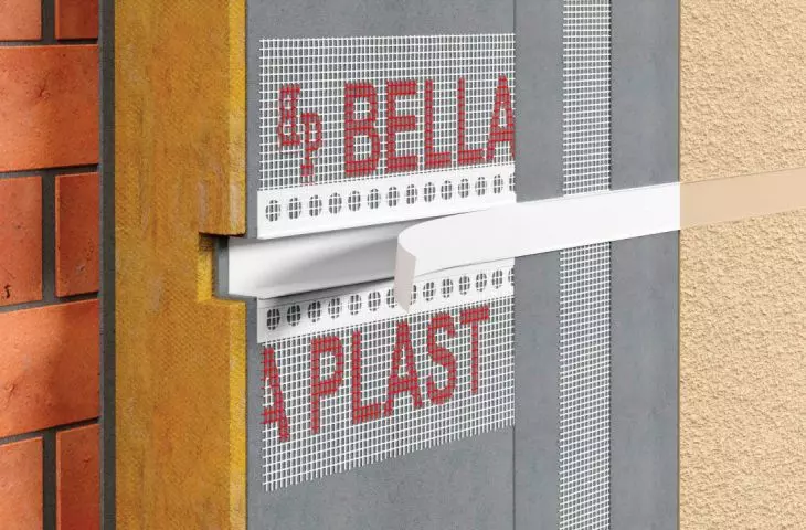 BP11 H3NS - PVC skirting board for rustication with a lost element