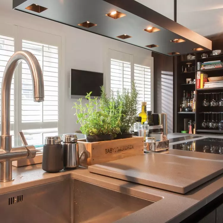 Kitchen and dining room - favorite places for our shutters