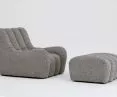Wadi armchair and pouffe