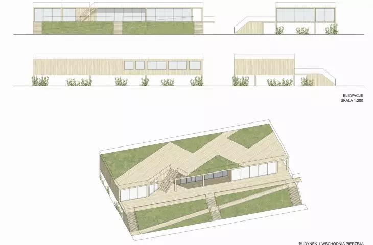 Local center project in Chalupy