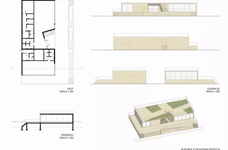 Local center project in Chalupy