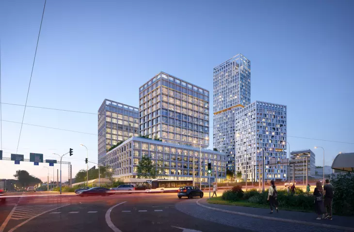 The project to be developed. The original concept called for 55,000 sq. ft. of usable space, while the new concept calls for 50,000 sq. ft. of usable space. 