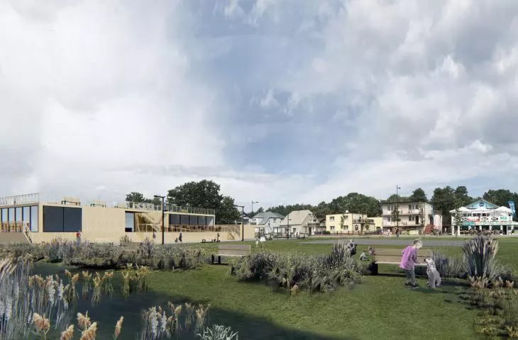 Local center project in Chalupy