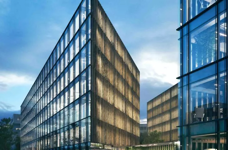 Aleje Jerozolimskie 195 - nowy kompleks biurowo-usługowy od 77 STUDIO architektury