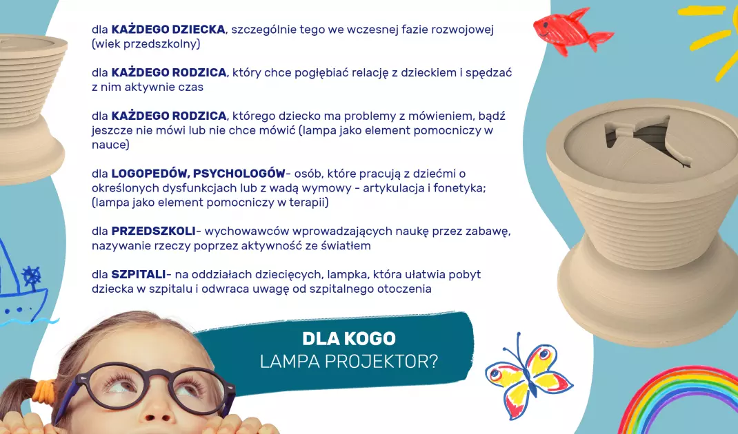 Lampa może być stosowana przez psychologów i logopedów 