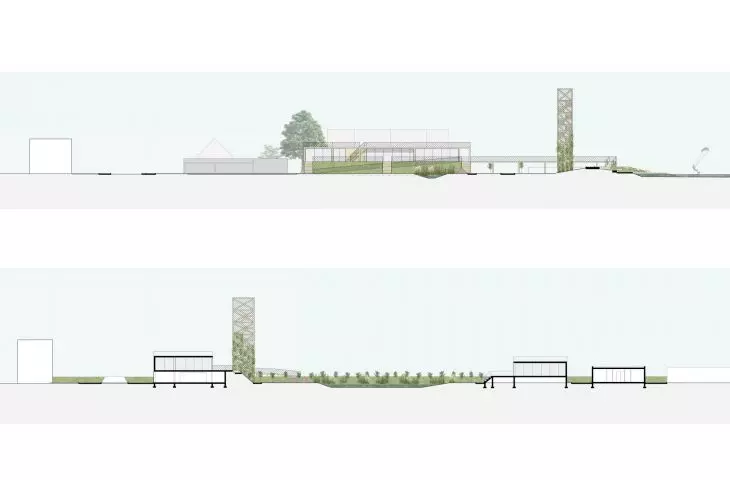 Local center project in Chalupy