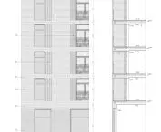 elevation detail with cross-section