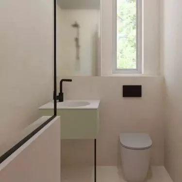 There are a number of safety features in the bathroom