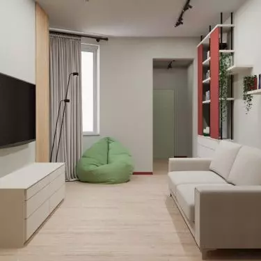 The living room is a place to spend time together