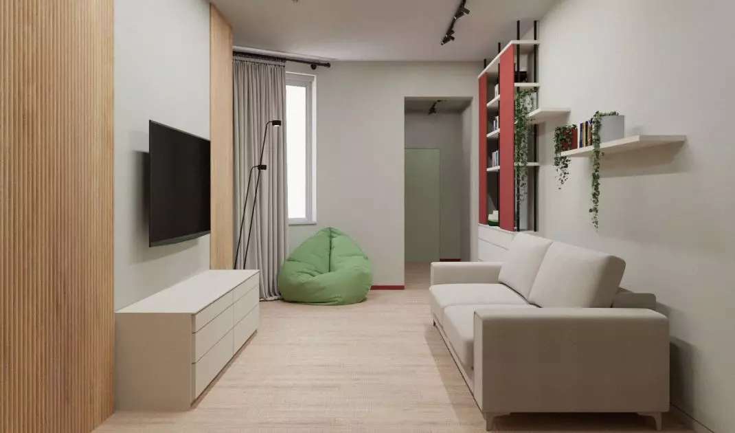 The living room is a place to spend time together