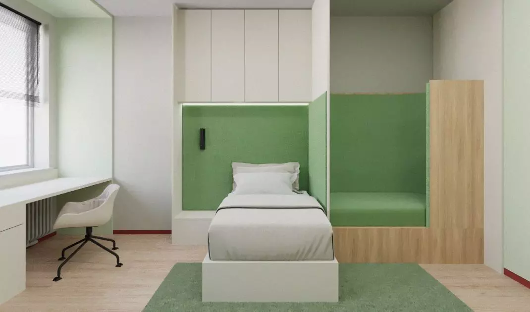 Bedrooms can be personalized