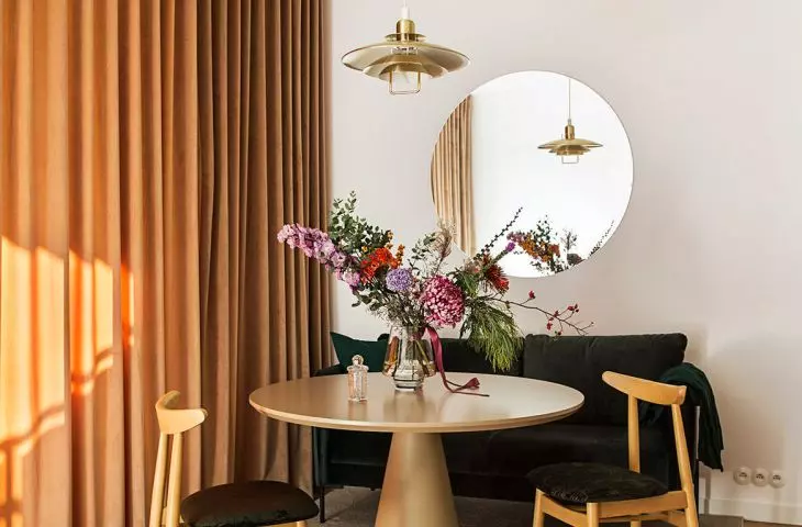 A studio apartment designed by Ewa/Thomas Studio
