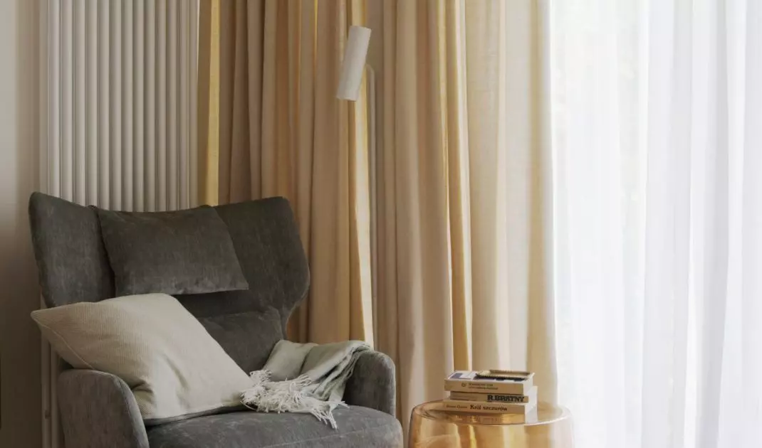 The designer also arranged a reading corner