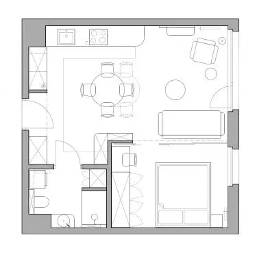 Apartment layout