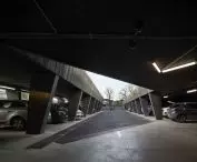 Garage under office building