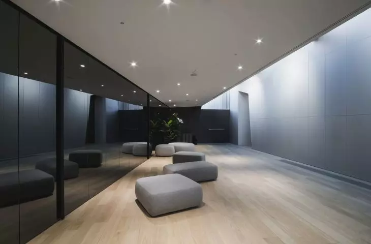 Foyer w nowopowstałym biurowcu