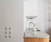 A studio apartment designed by Ewa/Thomas Studio