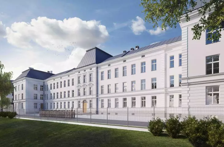 Reconstruction of a building for the WOT in Cieszyn