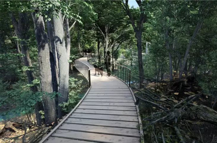 This is what park paths can look like
