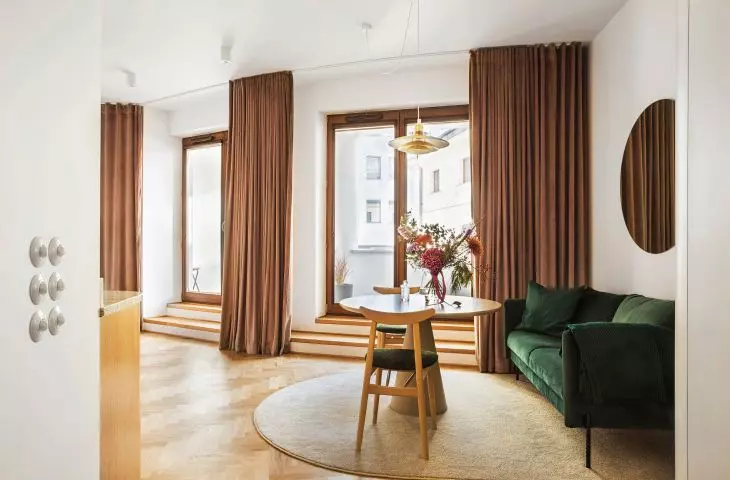 A studio apartment designed by Ewa/Thomas Studio