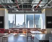Widok z TOKYO NODE cafe