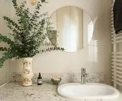 A studio apartment designed by Ewa/Thomas Studio